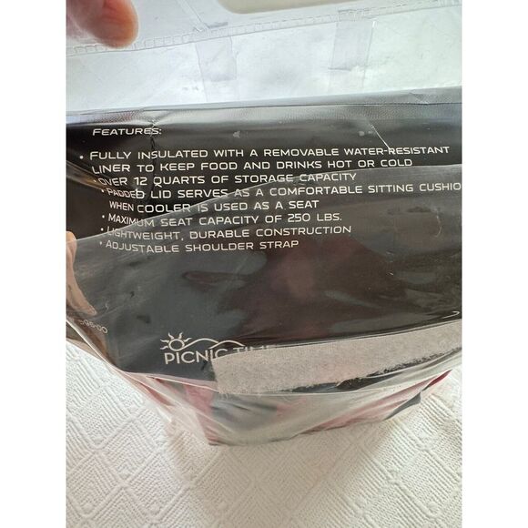 Houston Texans Picnic Time Bongo 12 Qt Collapsible Cooler/Seat 596-00-100-134-2 - Picture 8 of 10
